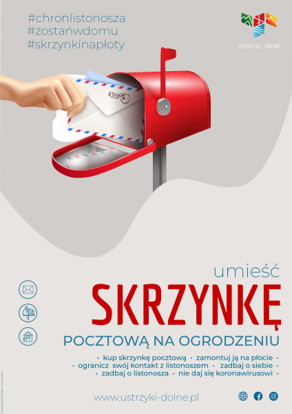 Umieść skrzynkę pocztową na ogrodzeniu